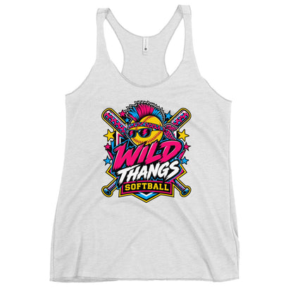 Performance | Thin Racerback Tank Top | Wild Thangs | Valor Logo