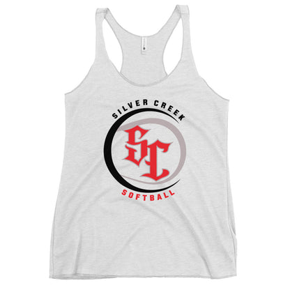 Performance | Thin Racerback Tank Top | Silver Creek 12U Schreiber | Emblem Logo