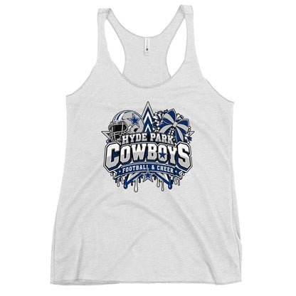 Performance | Thin Racerback Tank Top | Hyde Park Cowboys | Crest Logo