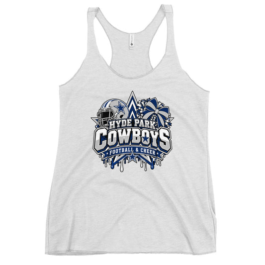 Performance | Thin Racerback Tank Top | Hyde Park Cowboys | Crest Logo