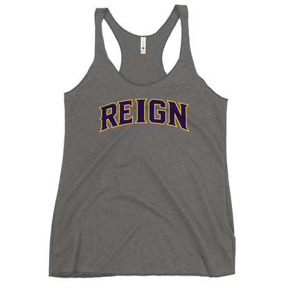 Performance | Thin Racerback Tank Top | REIGN 10U Softball | Script Logo