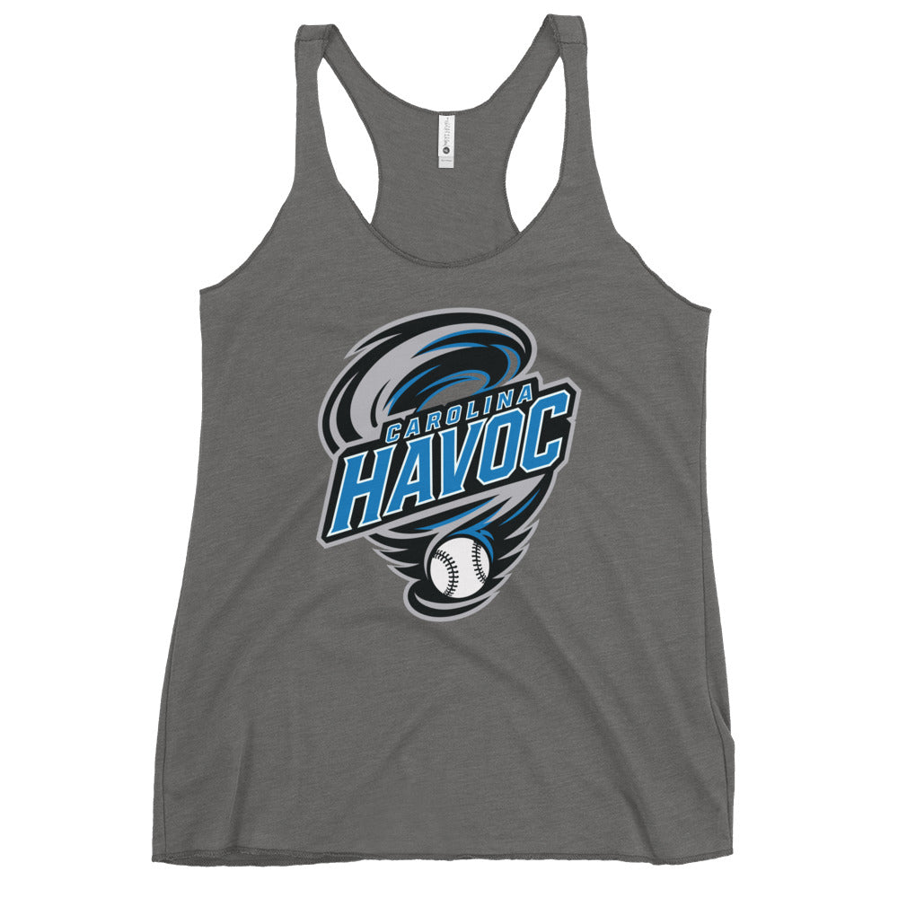 Performance | Thin Racerback Tank Top | Carolina Havoc | Twister League Crest Logo