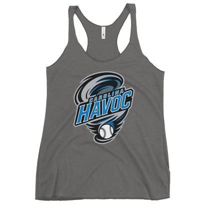 Performance | Thin Racerback Tank Top | Carolina Havoc | Twister League Crest Logo