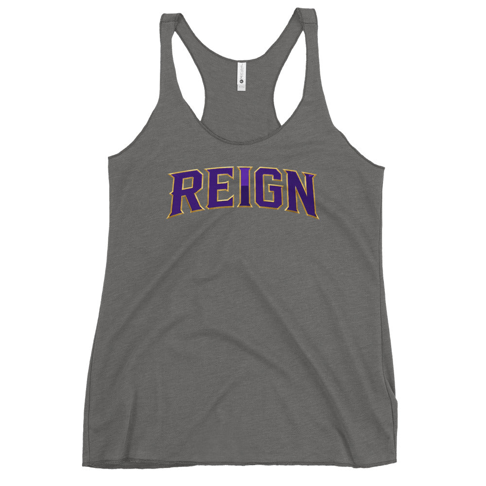 Performance | Thin Racerback Tank Top | REIGN 10U Softball | Script Logo