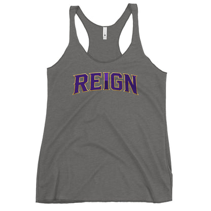 Performance | Thin Racerback Tank Top | REIGN 10U Softball | Script Logo