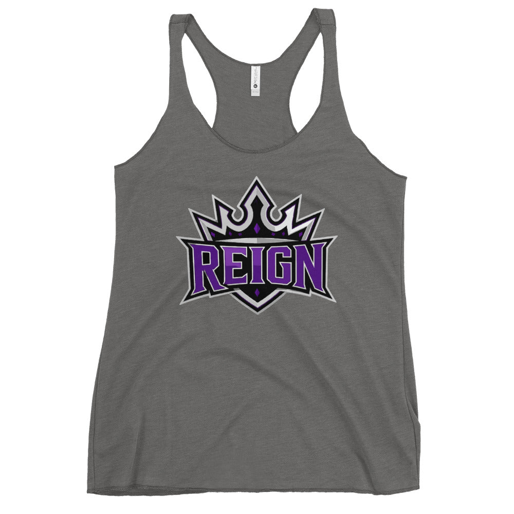 Performance | Thin Racerback Tank Top | REIGN 10U Softball | Emblem Logo