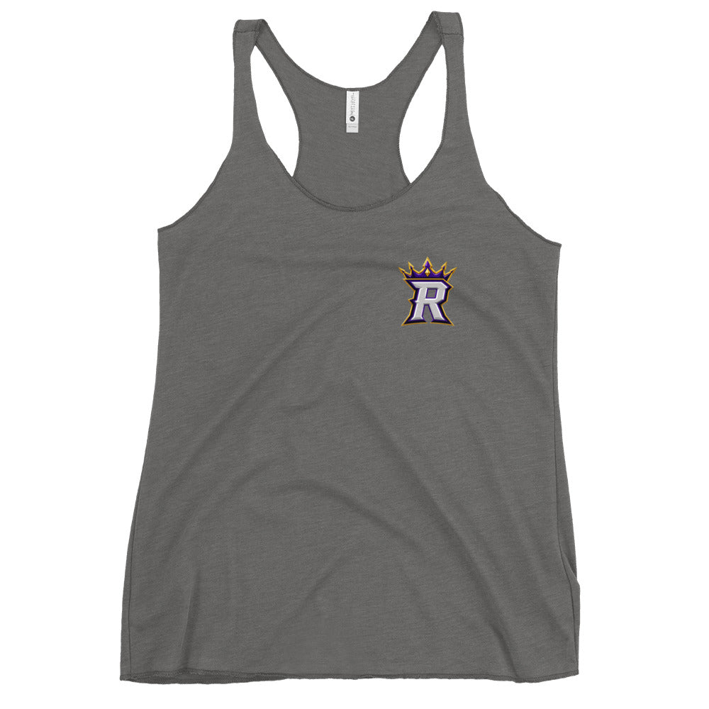 Performance | Thin Racerback Tank Top | REIGN 10U Softball | Royale Crest Logo