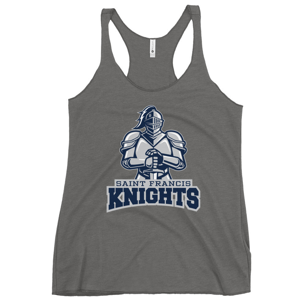 Performance | Thin Racerback Tank Top | Saint Francis School | Valor Athletics Logo
