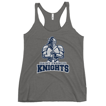 Performance | Thin Racerback Tank Top | Saint Francis School | Valor Athletics Logo