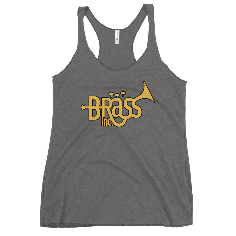 Performance | Thin Racerback Tank Top | Brass Inc. | Emblem Logo