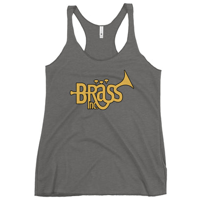 Performance | Thin Racerback Tank Top | Brass Inc. | Emblem Logo