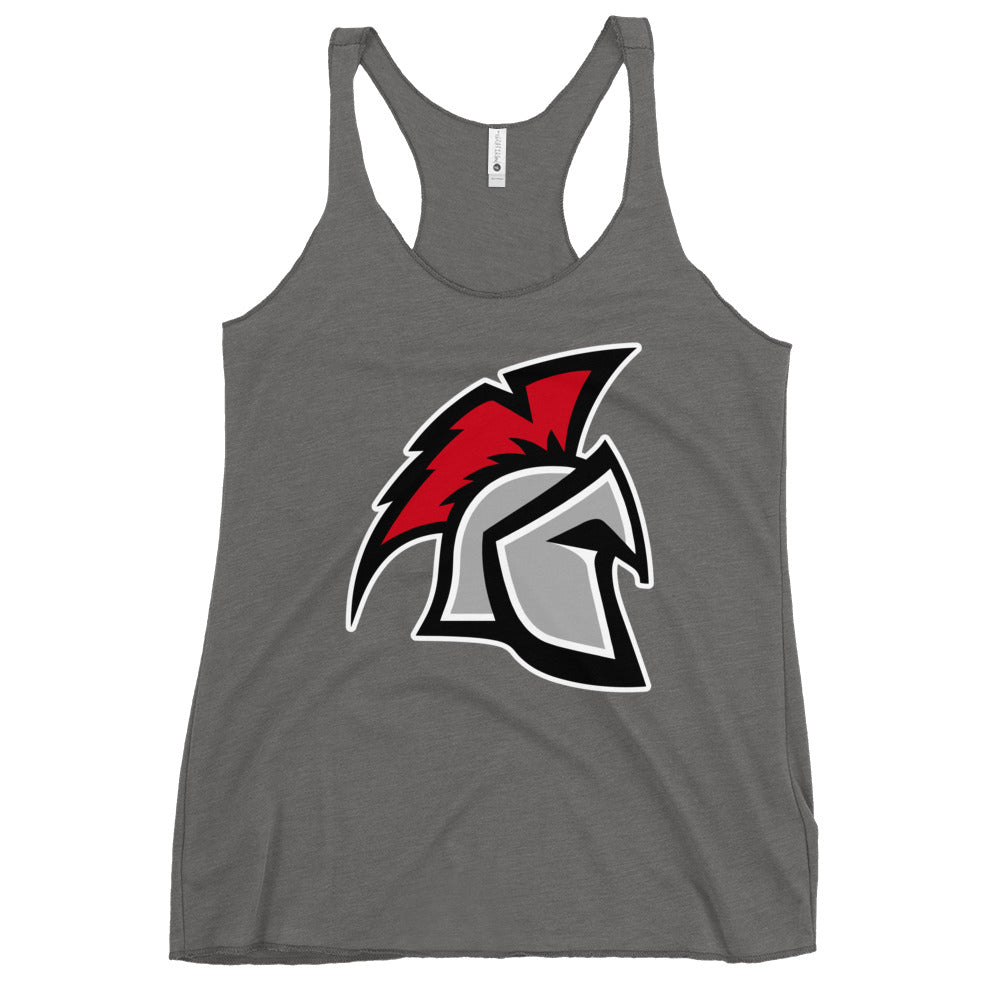 Performance | Thin Racerback Tank Top | Sanford Spartans | Emblem Logo