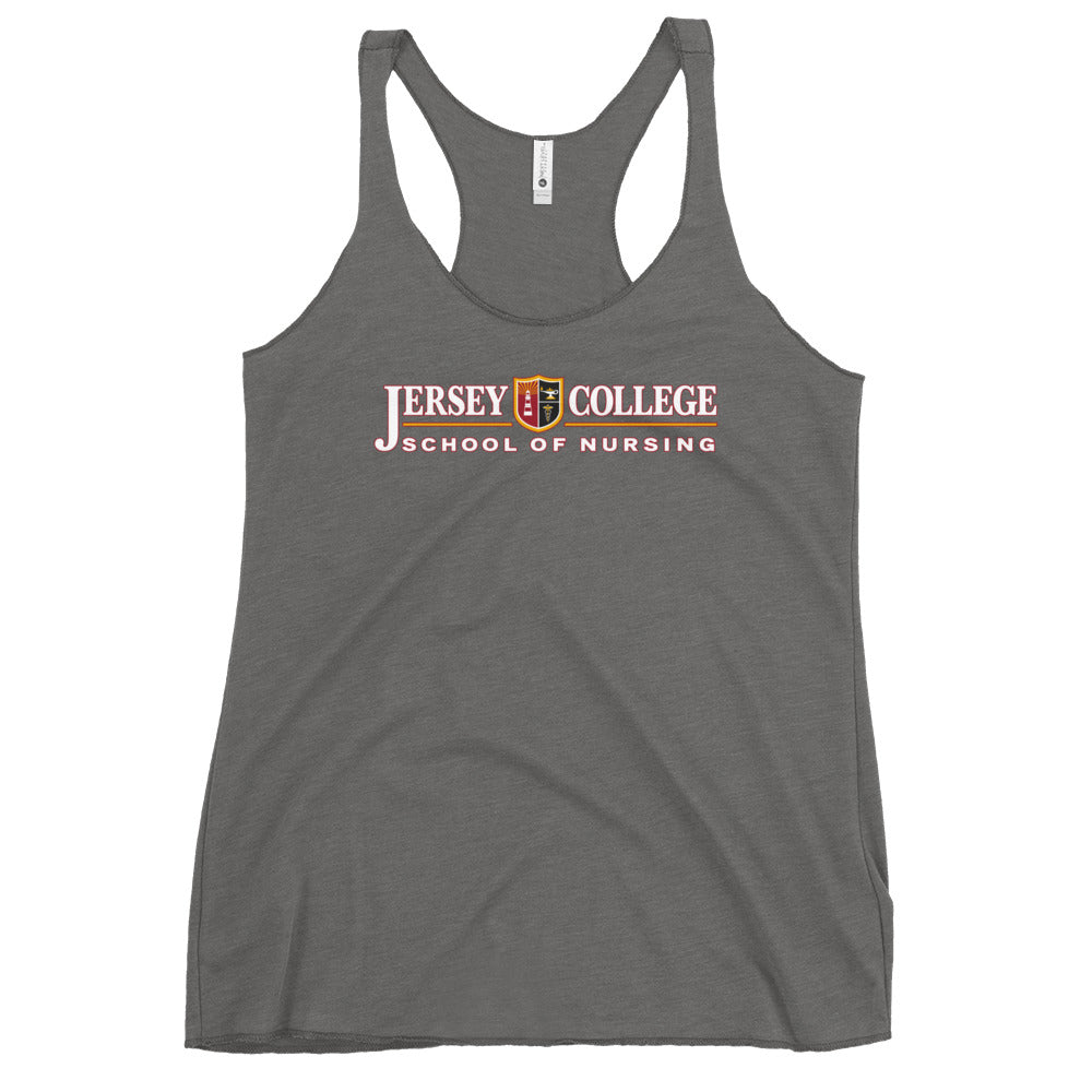 Performance | Thin Racerback Tank Top | Grand View University Nursing | Emblem Logo