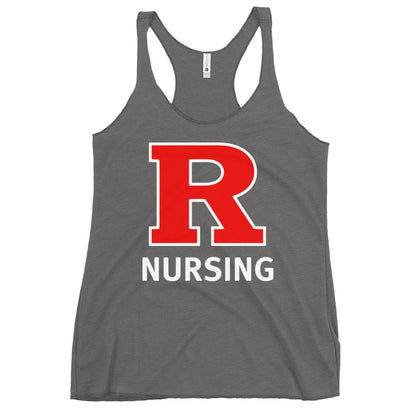 Performance | Thin Racerback Tank Top | Grand View University Nursing | Lettemark Logo