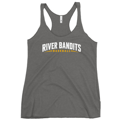 Performance | Thin Racerback Tank Top | South Bend River Bandits | Lettermark Logo