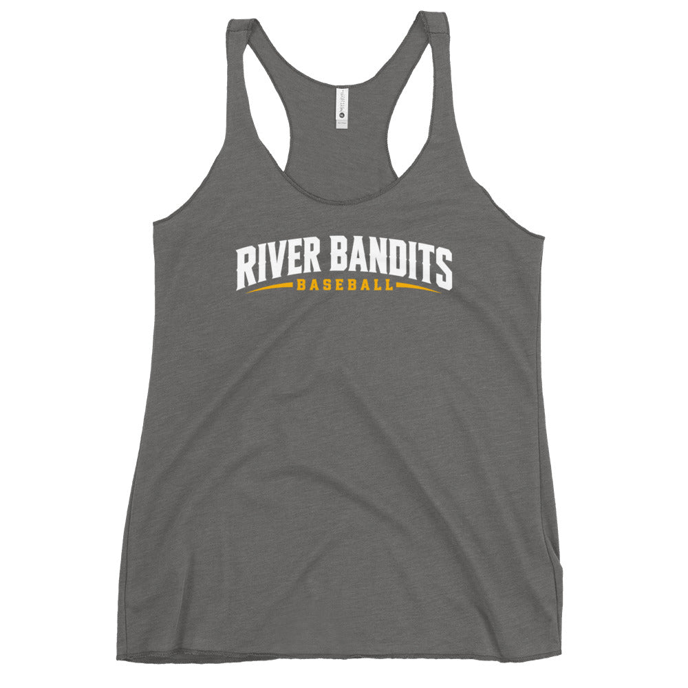 Performance | Thin Racerback Tank Top | South Bend River Bandits | Lettermark Logo