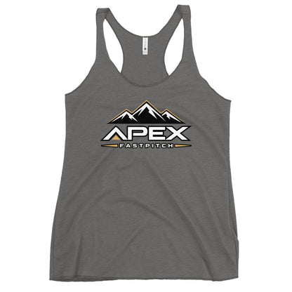 Performance | Thin Racerback Tank Top | Apex Fastpitch | Crest Logo