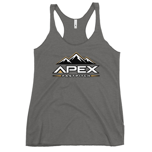 Performance | Thin Racerback Tank Top | Apex Fastpitch | Crest Logo