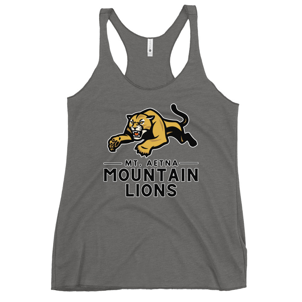 Performance | Thin Racerback Tank Top | Mt. Aetna Adventist School | Emblem Logo