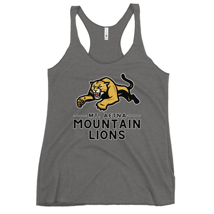 Performance | Thin Racerback Tank Top | Mt. Aetna Adventist School | Emblem Logo