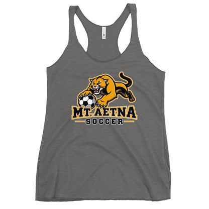 Performance | Thin Racerback Tank Top | Mt. Aetna Adventist School | Soccer Apex Logo