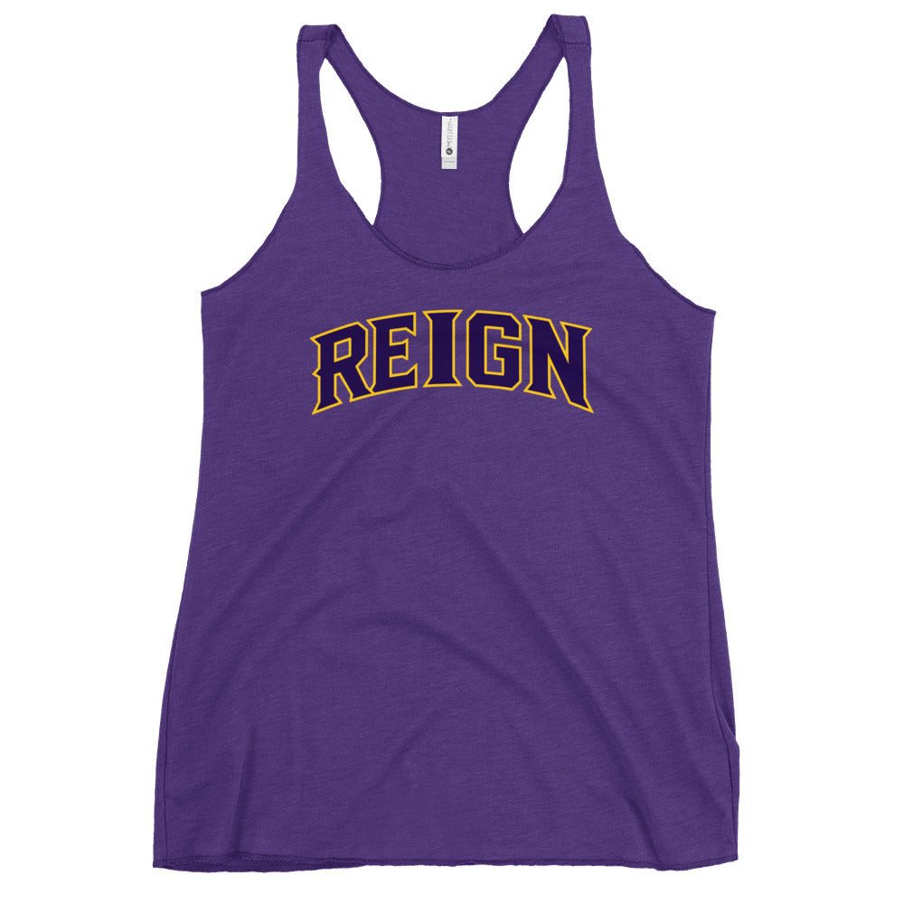 Performance | Thin Racerback Tank Top | REIGN 10U Softball | Script Logo