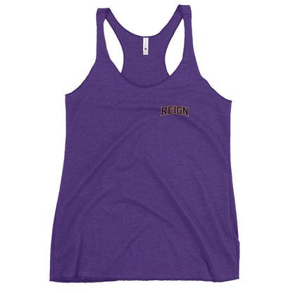 Performance | Thin Racerback Tank Top | REIGN 10U Softball | Vanguard Logo