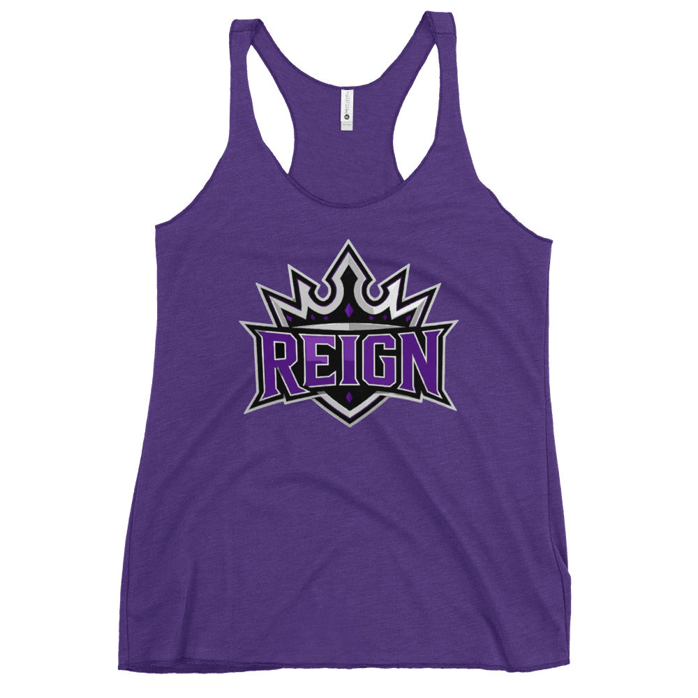 Performance | Thin Racerback Tank Top | REIGN 10U Softball | Emblem Logo