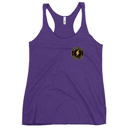 Performance | Thin Racerback Tank Top | Shock City FC | Badge Logo