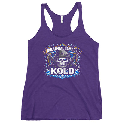 Performance | Thin Racerback Tank Top | Kolateral Damage E-Sports | Emblem Logo