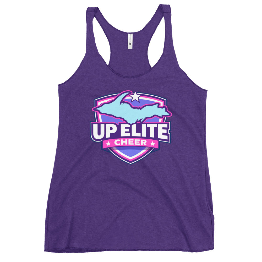 Performance | Thin Racerback Tank Top | UP Elite Cheer | Shield Logo