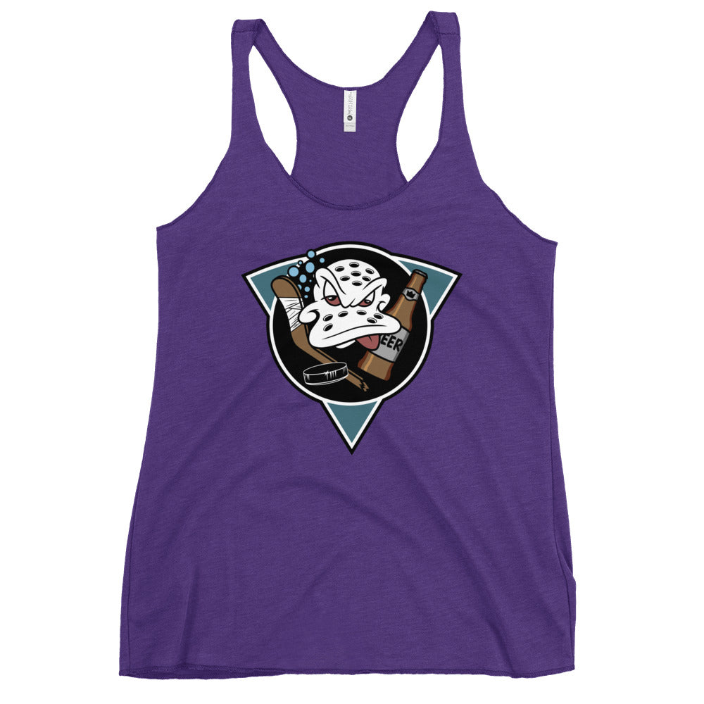 Performance | Thin Racerback Tank Top | Mighty Drunks | Crest Logo