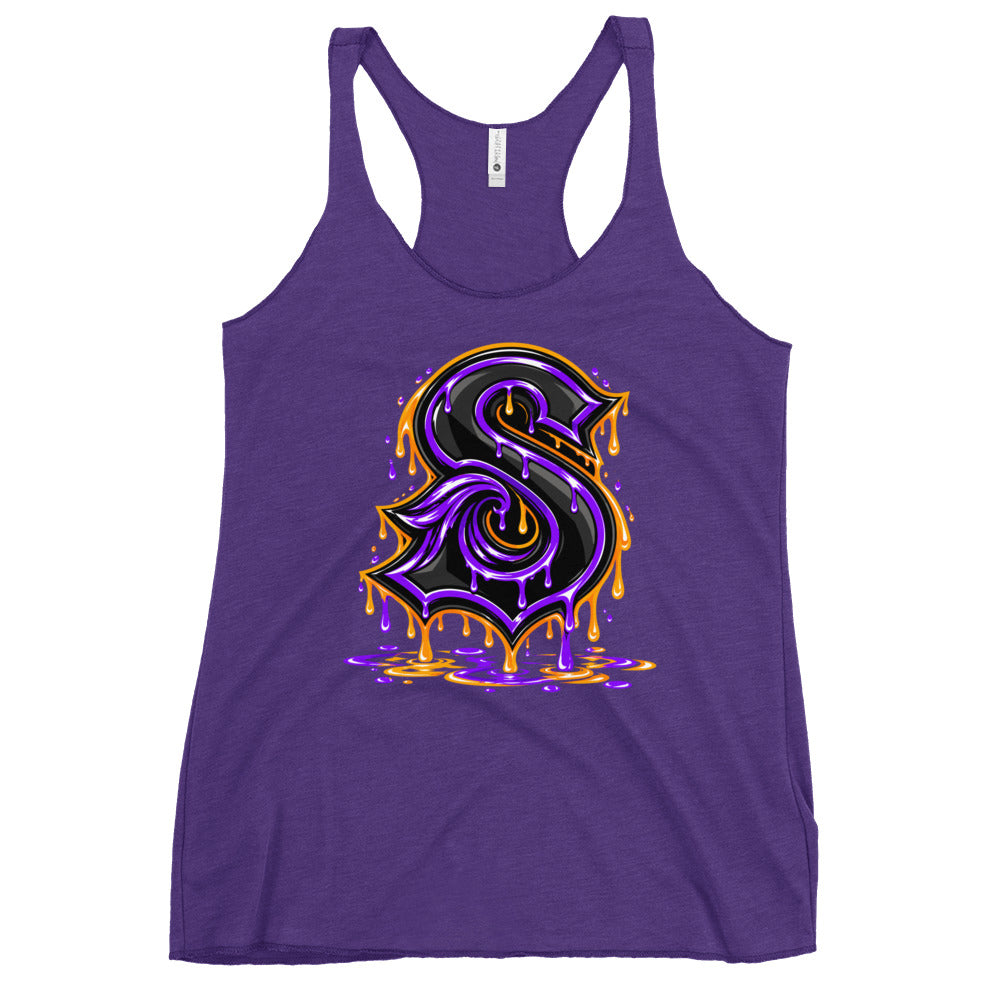 Performance | Thin Racerback Tank Top | Naples Sirens | Lettermark Logo