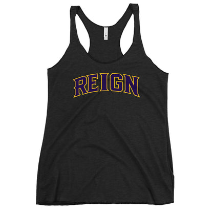 Performance | Thin Racerback Tank Top | REIGN 10U Softball | Script Logo