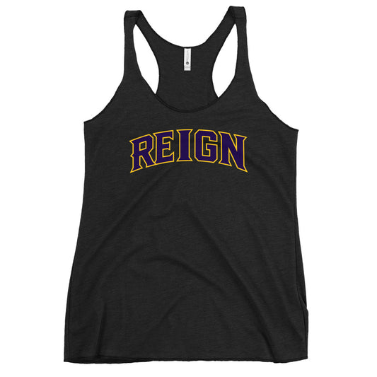 Performance | Thin Racerback Tank Top | REIGN 10U Softball | Script Logo