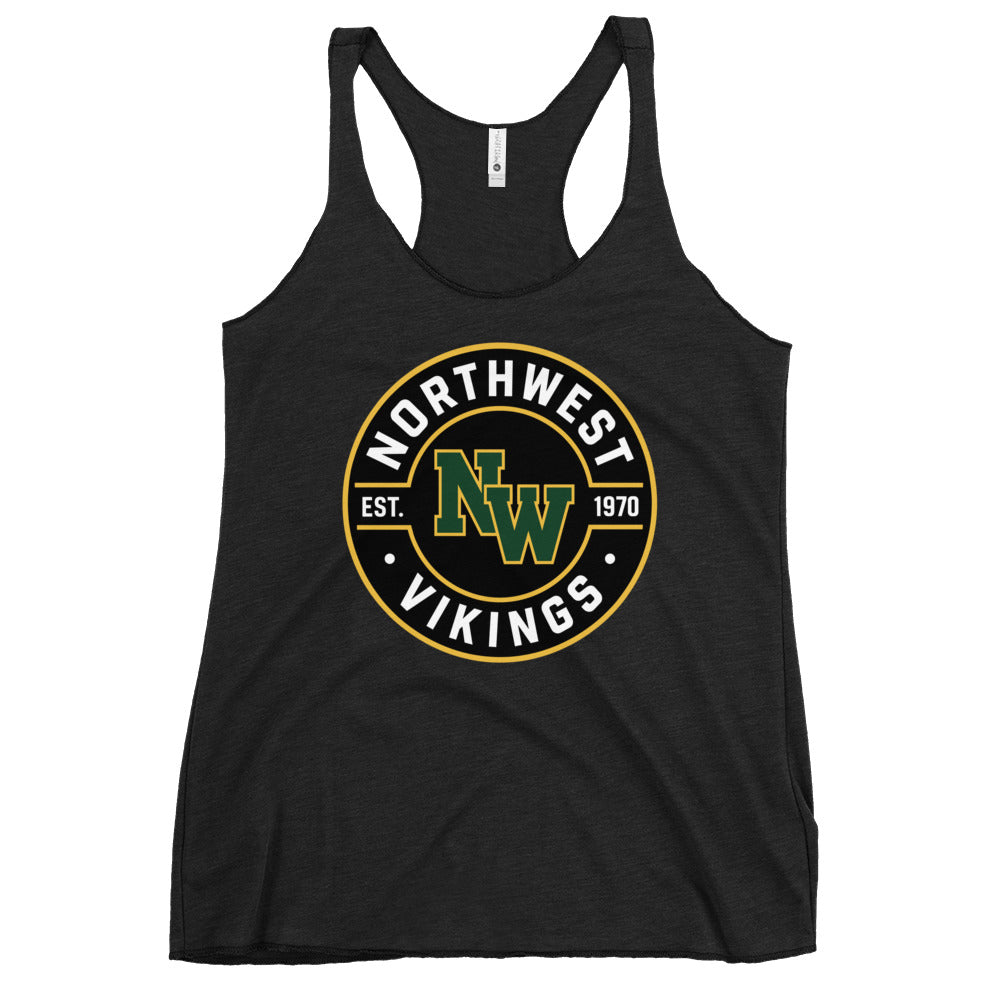 Performance | Thin Racerback Tank Top | Northwest High School | Badge Logo