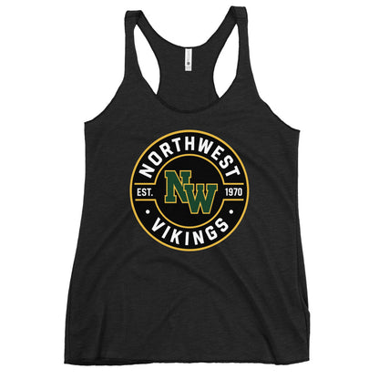 Performance | Thin Racerback Tank Top | Northwest High School | Badge Logo