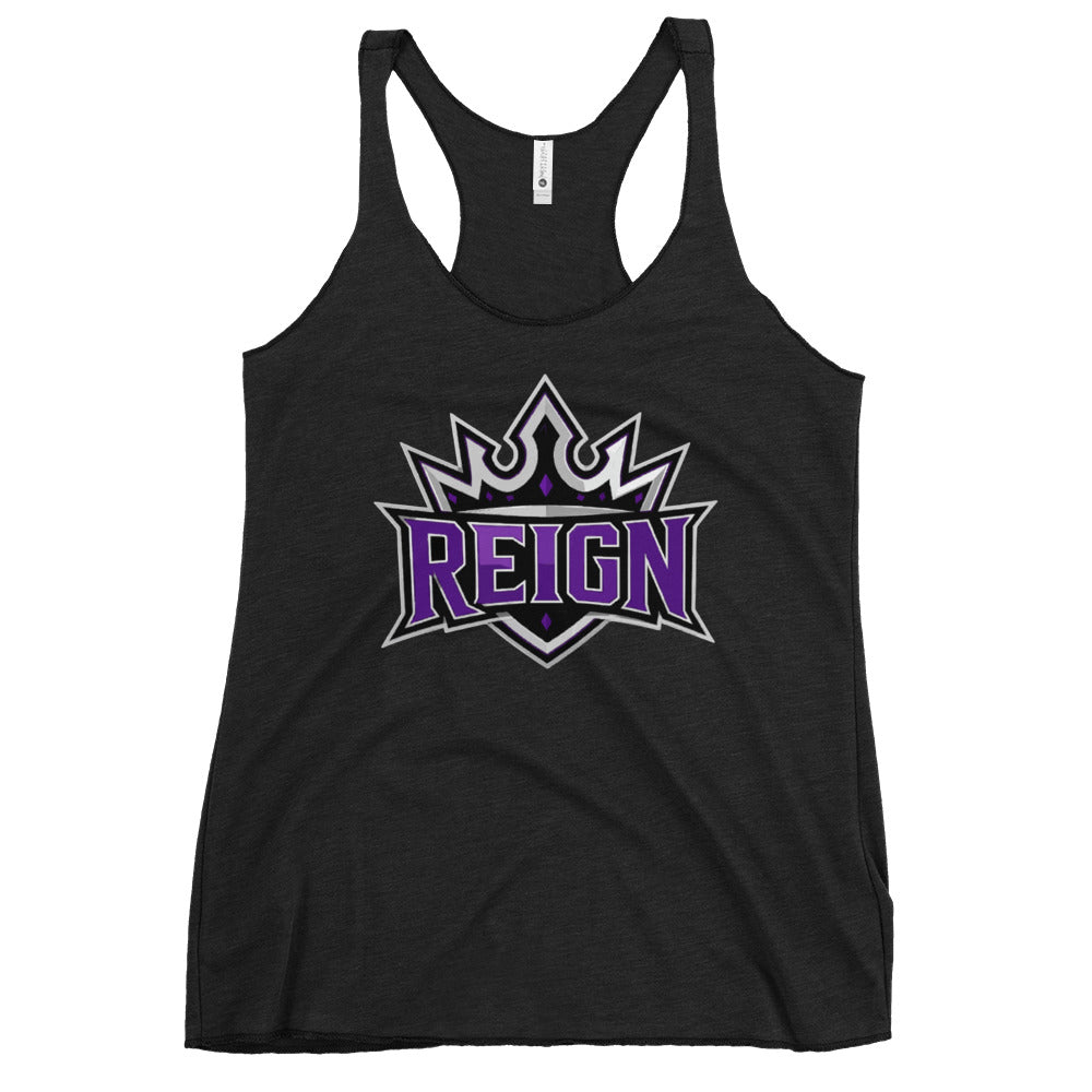 Performance | Thin Racerback Tank Top | REIGN 10U Softball | Emblem Logo