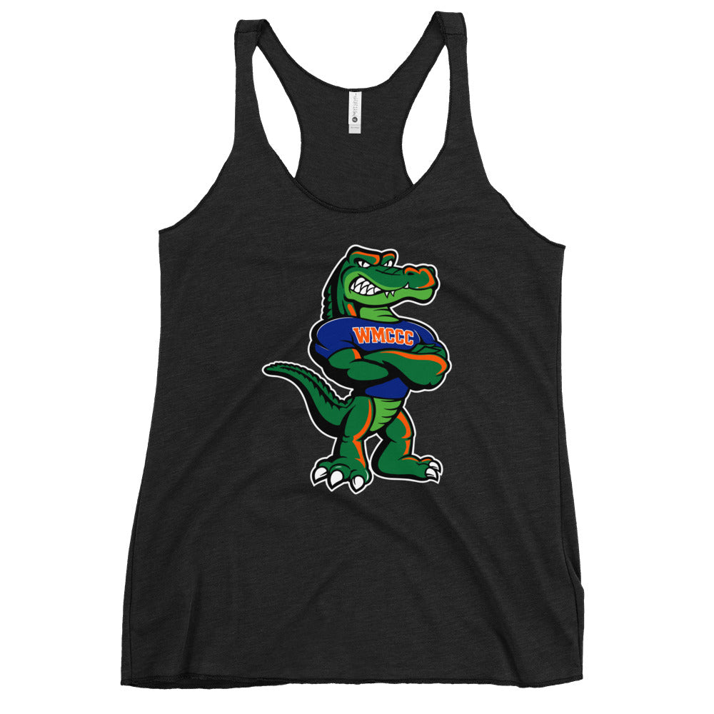 Performance | Thin Racerback Tank Top | West Memphis Community Christian College Gators | Mascot Logo