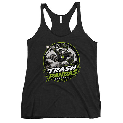 Performance | Thin Racerback Tank Top | Trash Pandas Baseball Organization | Vanguard Logo