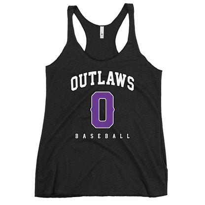 Performance | Thin Racerback Tank Top | Carolina Outlaws Baseball | Atheltics Logo