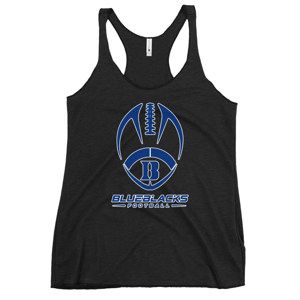 Performance | Thin Racerback Tank Top | Blueblacks Football Club | Emblem Logo