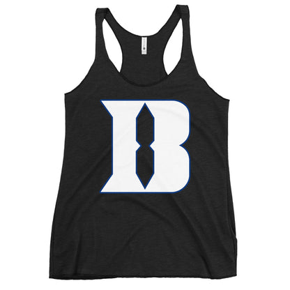 Performance | Thin Racerback Tank Top | Blueblacks Football Club | Crest Logo