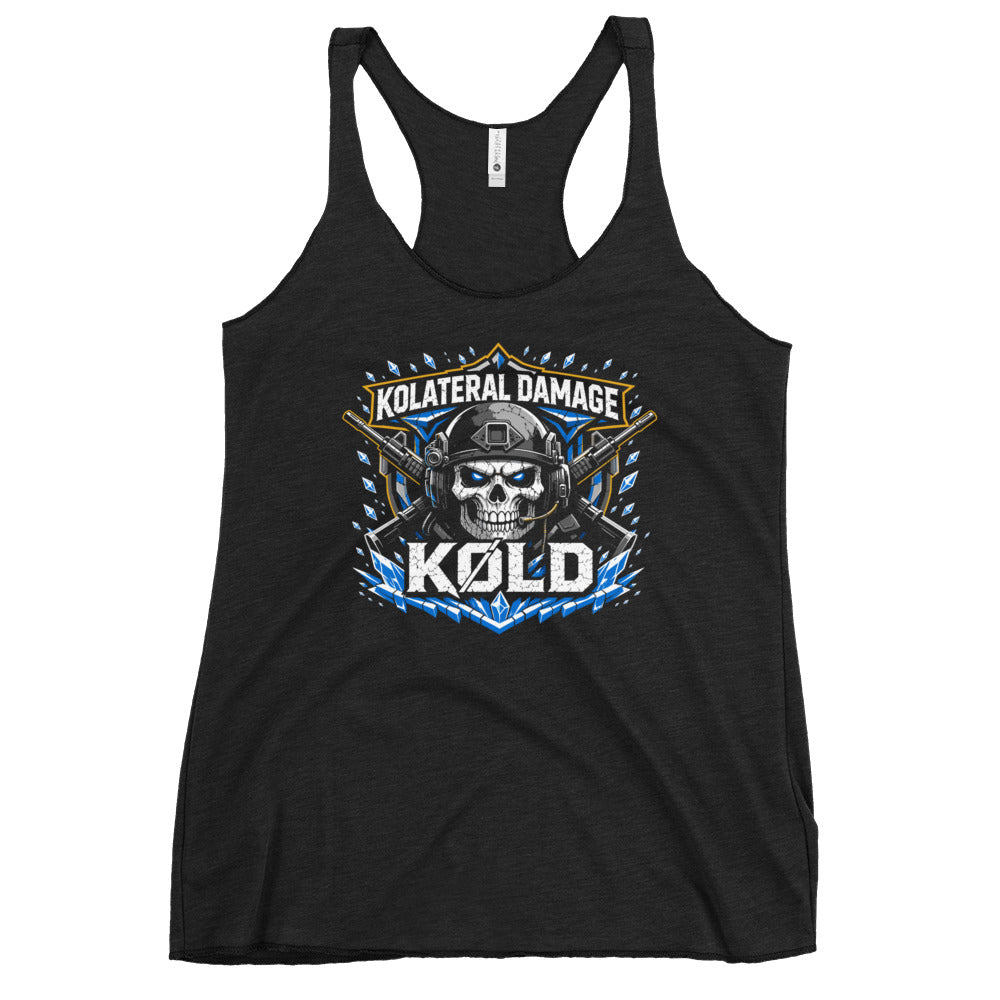Performance | Thin Racerback Tank Top | Kolateral Damage E-Sports | Emblem Logo