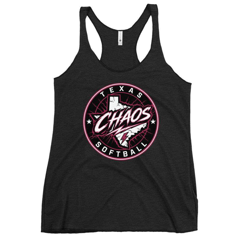 Performance | Thin Racerback Tank Top | Texas Chaos | Badge Logo