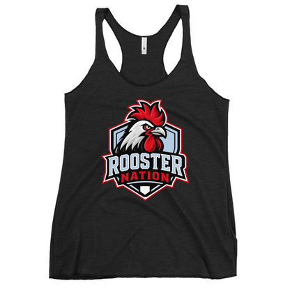 Performance | Thin Racerback Tank Top | Rooster Nation | Shield Logo