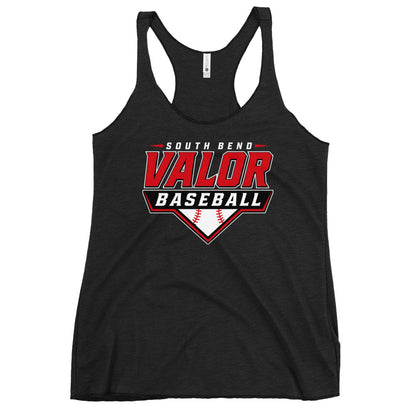 Performance | Thin Racerback Tank Top | South Bend Valor Baseball | Vanguard Logo