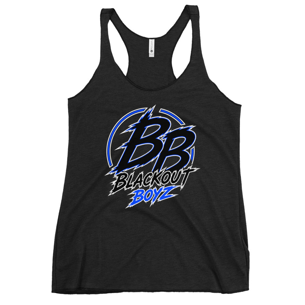 Performance | Thin Racerback Tank Top | Blackout Boyz | Vanguard Logo