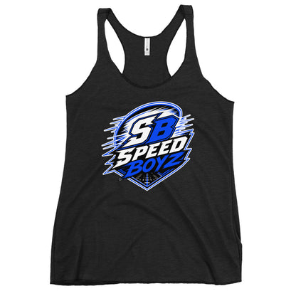 Performance | Thin Racerback Tank Top | Blackout Boyz | SB Speed Crest Logo