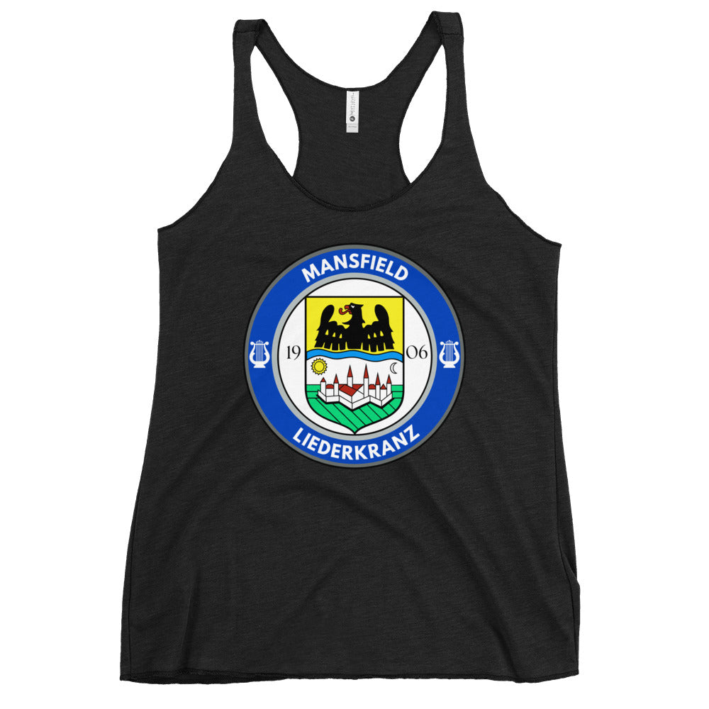 Performance | Thin Racerback Tank Top | Liederkranz Soccer Club | Badge Logo
